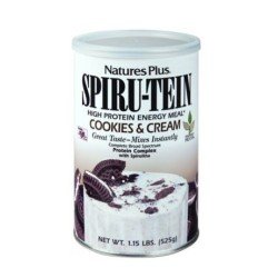 Natures Plus Spirutein Cookies & Cream, Powder, 525g