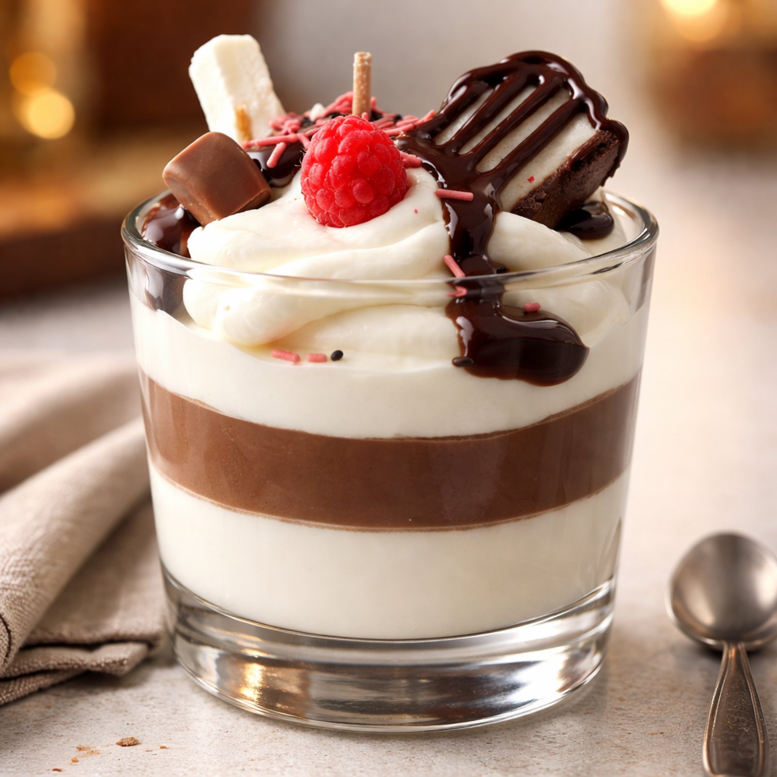 SCENTED SOY CANDLE CHOCOLATE MACARONE