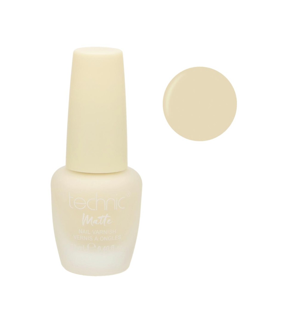 Technic Long-Lasting Matte Nail Polish Varnish - Shade Pair 10Ml