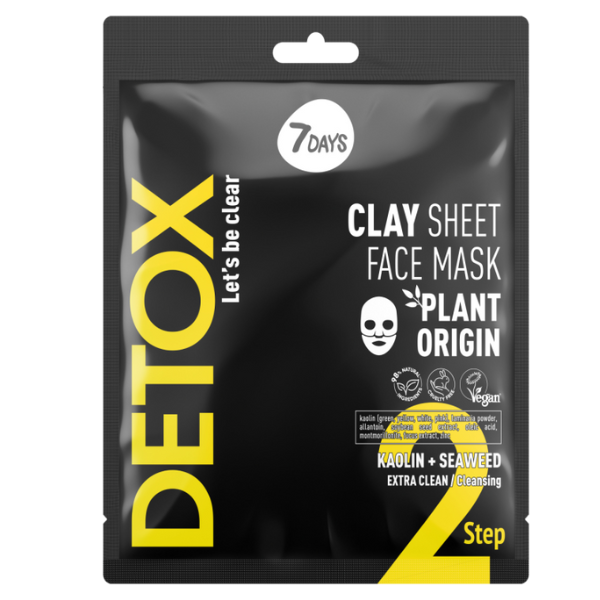 7Days Detox Clay Kaolin+Seaweed Face Mask