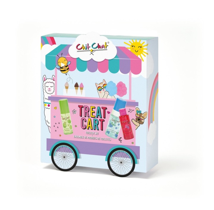 Chit Chat Treat Cart Bath & Body Pampering Gift Set, 24 Pieces, 100Ml