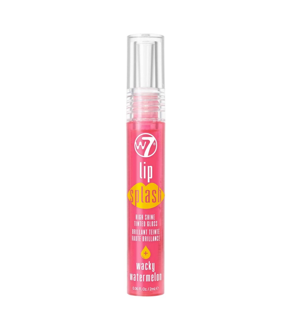 W7 Lip Splash Shine Gloss Wacky Watermelon 10Ml