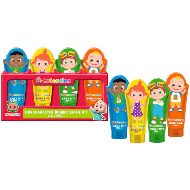 Cocomelon Fun Character Bubble Bath Set 24