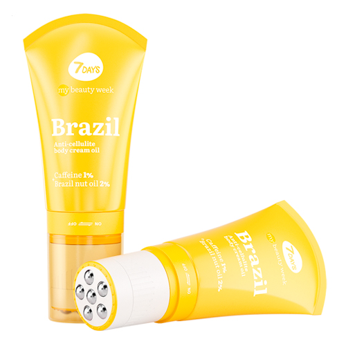 7Days Brazil Anti-Cellulite B.Cream Oil Caffeine 1% + Brazin Nut Oil 2% 130Ml