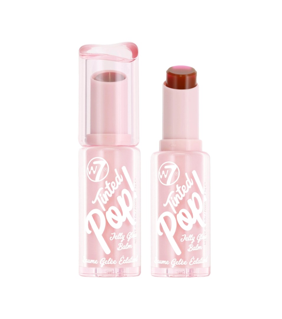 W7 Tinted Pop Jelly Glow Lip Balm-Candy