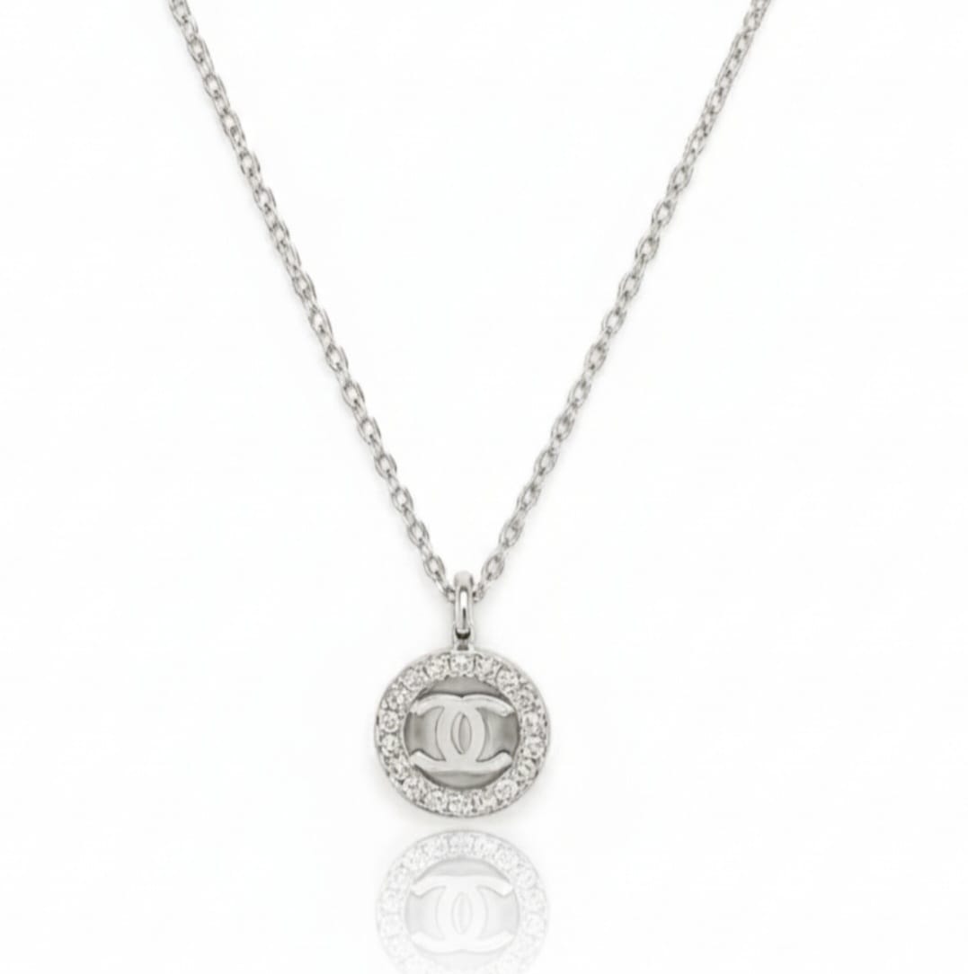 Classic Medallion Necklace (Silver 925 )