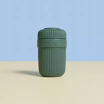 Portable and bio-sourced mug, 350 ml - Green