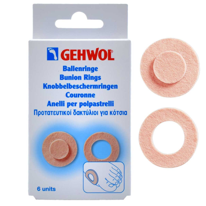 GEHWOL - Protective Bunion Rings for Guts - 6pcs.