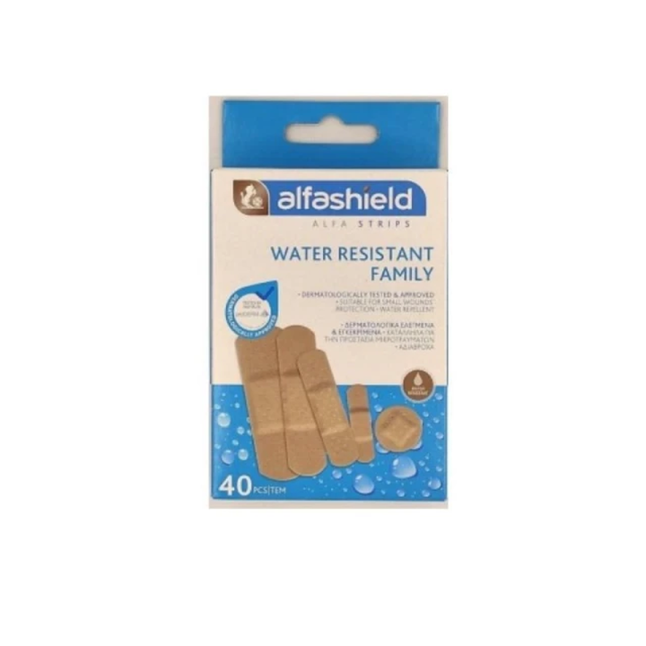 Alfashield / Alfaplast Water Resistant Family Strips 5 size 40pcs