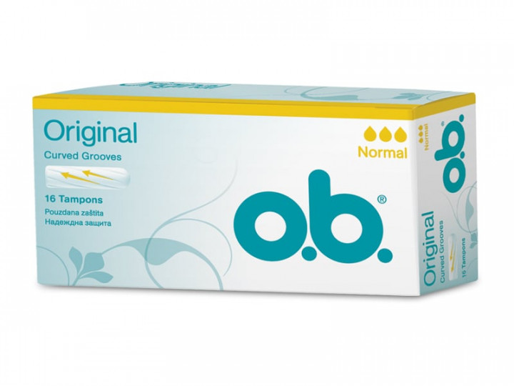 O.B. ORIGINAL NORMAL 16 TAMPONS
