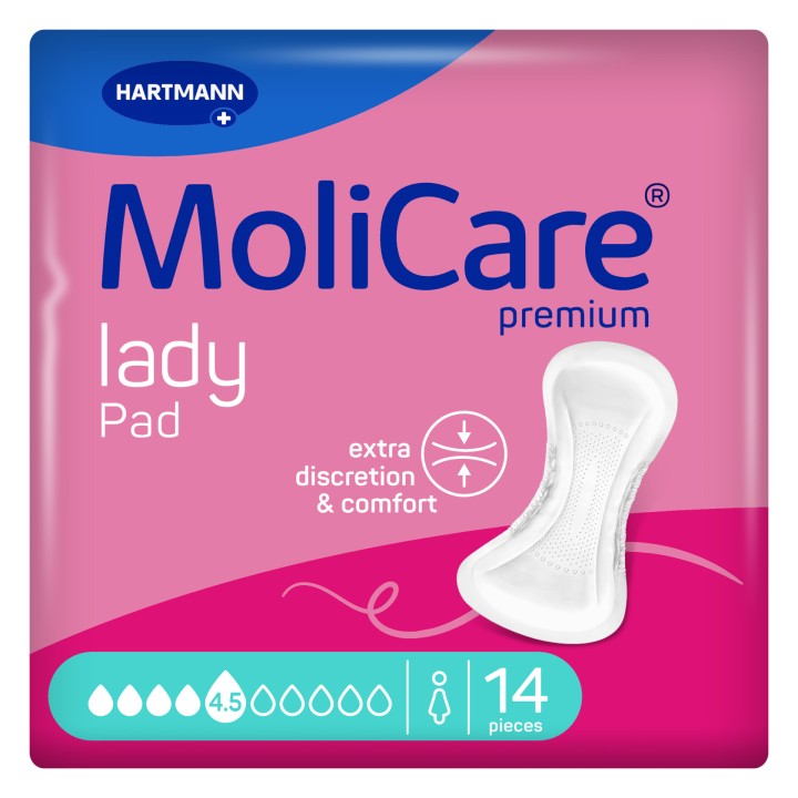 MoliCare premium lady Pad 4.5 Drops sanitary napkins 14pcs