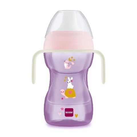Mam Fun To Drink Cup Night 8+ Purple 270Ml