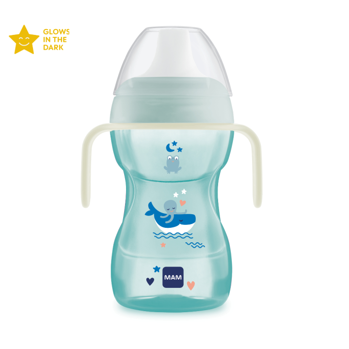 MAM Fun To Drink Cup NIGHT 270ml 8m+ Blue