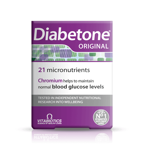 VITABIOTICS DIABETONE ORIGINAL, HELPS TO MANTAIN BLOOD GLUCOSE LEVELS 30CAPSULES
