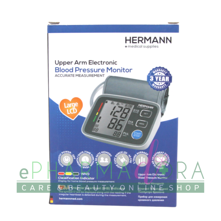 Hermann Blood Upper Arm Electronic Pressure Monitor