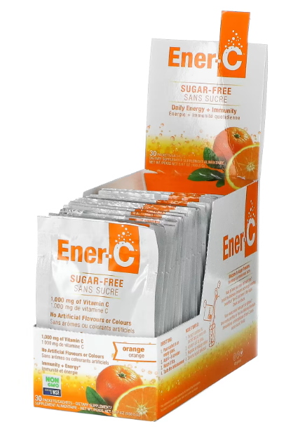 Ener C Sugar Free Daily Energy & Immunity Orange 30 Sachets