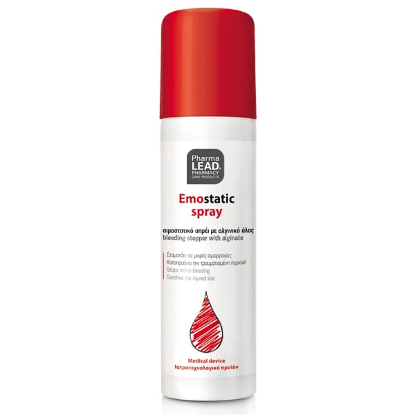PHARMALEAD Hemostatic Spray with Herbal Extracts of Aloe, Horsetail, Chamomile & Calendula 60ml