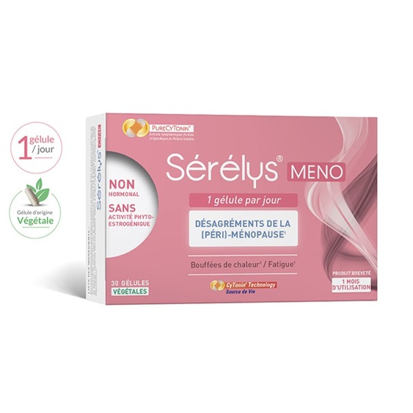 Serelys Meno (peri) - Menopause Relief Vegicaps 30