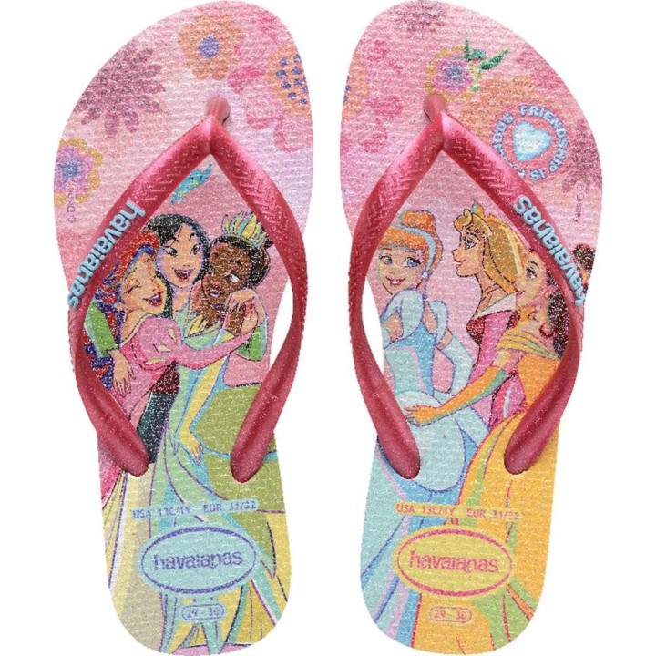 Havaianas Kids Slim Princess Pink Glow Size:35/36