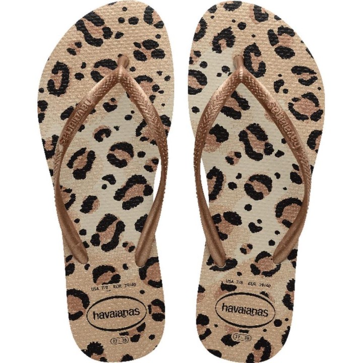 Havaianas Slim Animals Beige Size:412