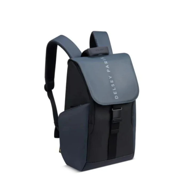 Delsey Securflap 15" Laptop Protection Backpack Black