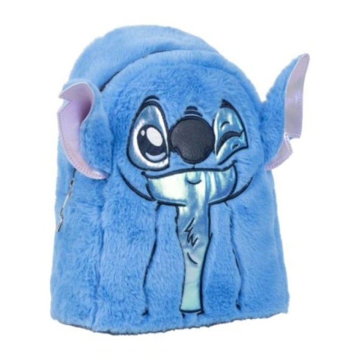 Cerda Stitch Faux-Fur Casual Fashion Backpack