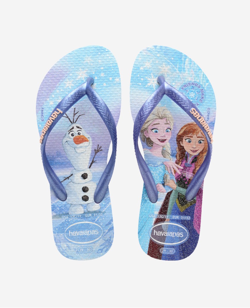 Havaianas Kids Slim Princess Purple Fantasy Size:334