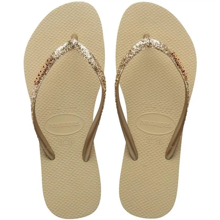 Havaianas Slim Glitter Ii Sand Grey Size:41/42