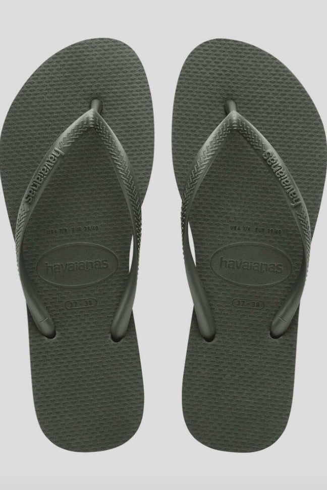 Havaianas Slim Green Olive Size:41/42