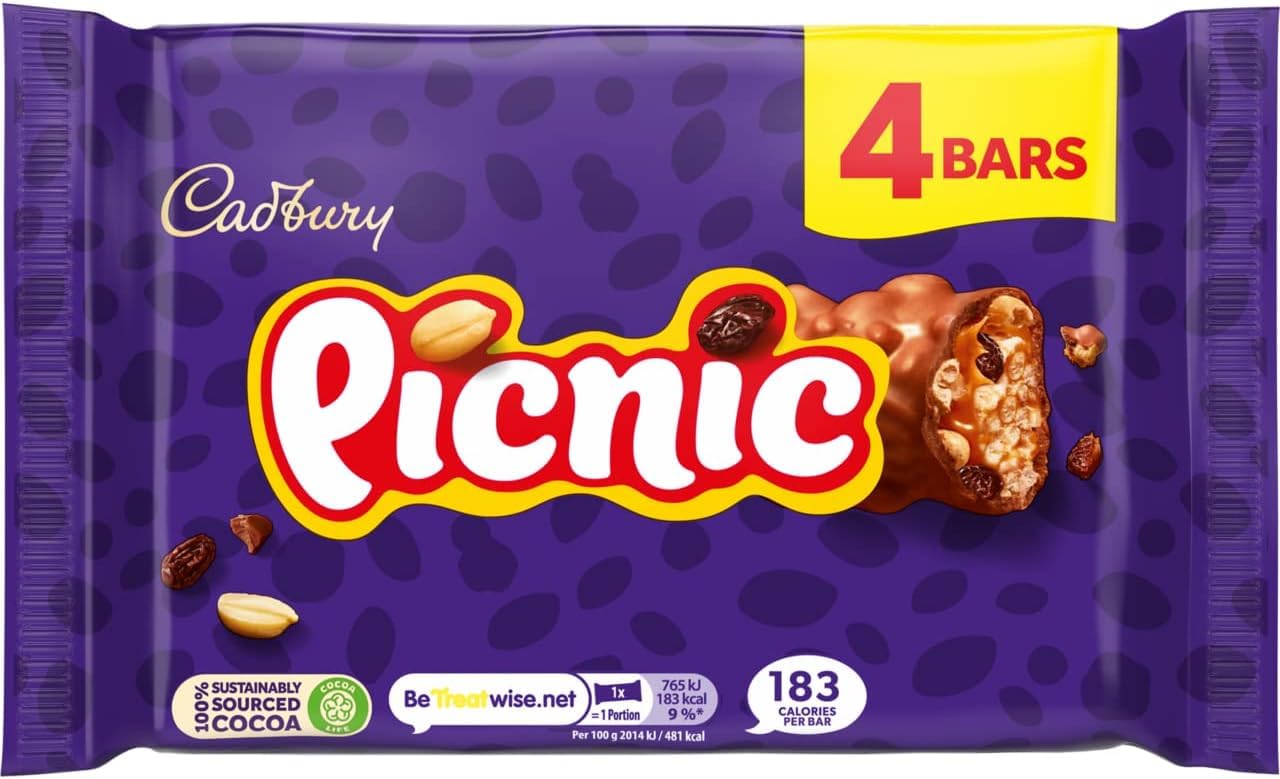 Cadbury Picnic 4pack