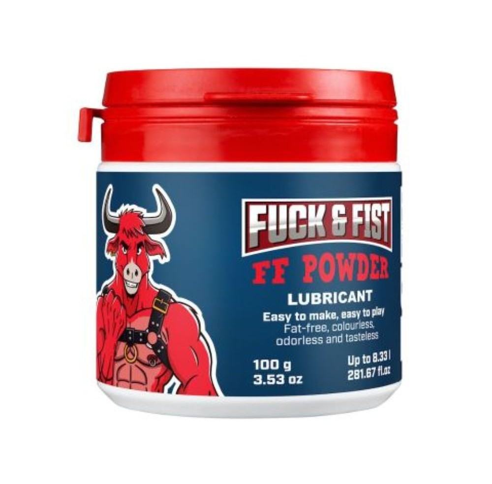 FUCK & FIST POWDER LUBRICANT 100 gr + MIX BOTTLE 500 ml