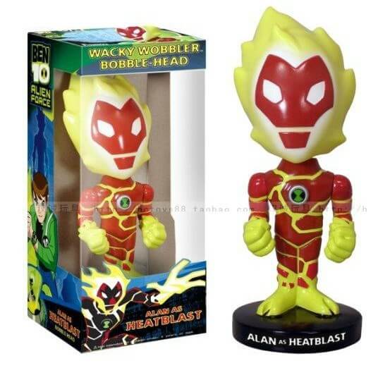 Alan As Heatblast Ben 10 Alien Force Bobble-Head 7"