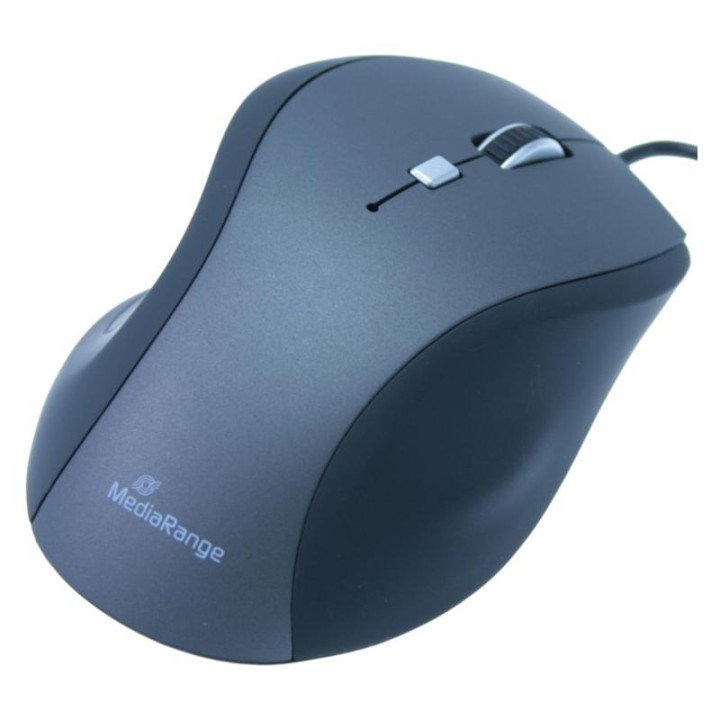 Mediarange Optical 5-Button Mouse 2400 Dpi - With Cable