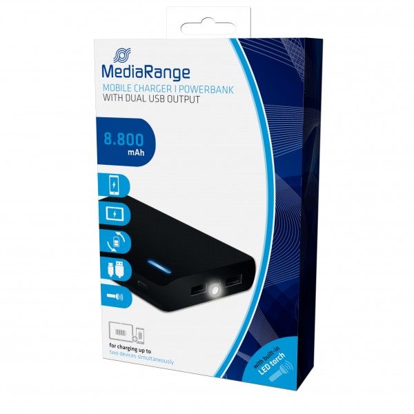 Mediarange Powerbank 8.800 Mah
