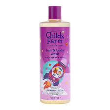 Childs Farm Hair And Body Wash Blackberry & Apple, Bubble Bath, 500ml