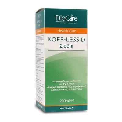 Diocare Koff-Less D Natural Sore Throat 200Ml