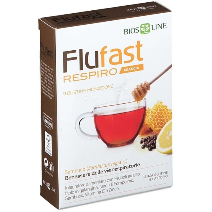BIOSLINE FLUFAST RESPIRO BALSAMIC 9 SACHETS