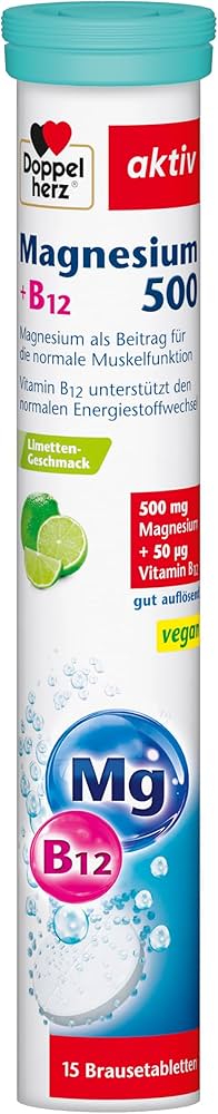 Doppelherz active Magnesium 500 + B12 effervescent tablets