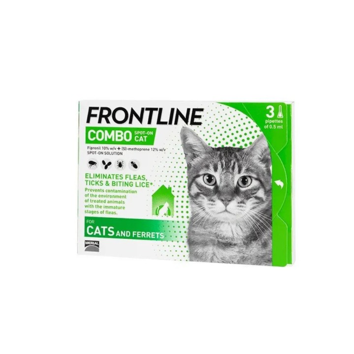 Frontline Combo Spot On Cats Ampoules 3x0.5ml