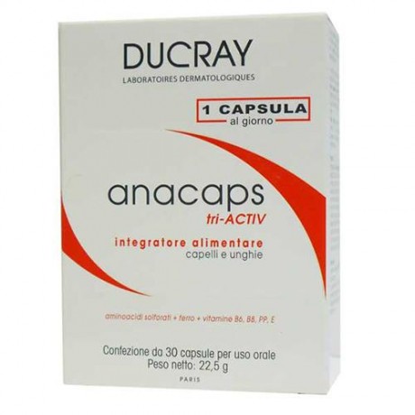Ducray Anacaps Triactive Strengthens Hair 30 Capsules