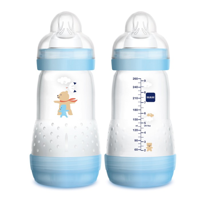 MAM EASY START ANTICOLIC 260ML DPACK BOY Baby Bottle 9oz