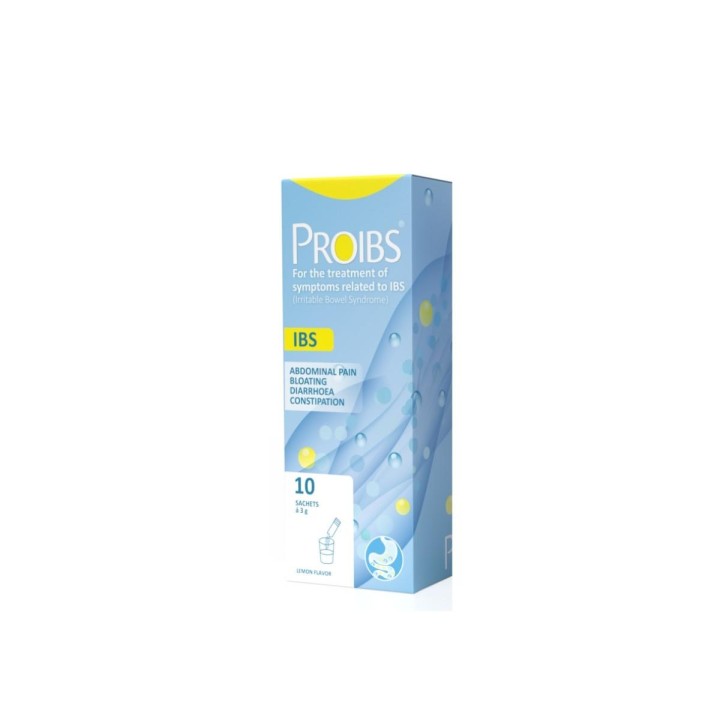 Proibs IBS 250 mg Special Dietary Supplement — 10 sachets, Lemon flavor
