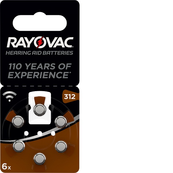 RAYOVAC SIZE 312 BROWN 1 Batteries