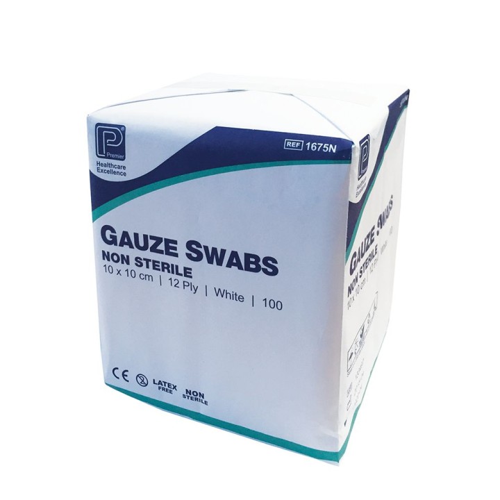 Non-woven Gauze Swabs 10x10cm X100