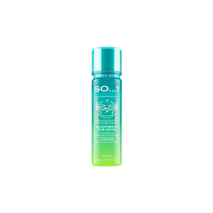 SO…? BOSSA NOVA Rainforest Paradise Body Mist Fragrance Spray 150ml