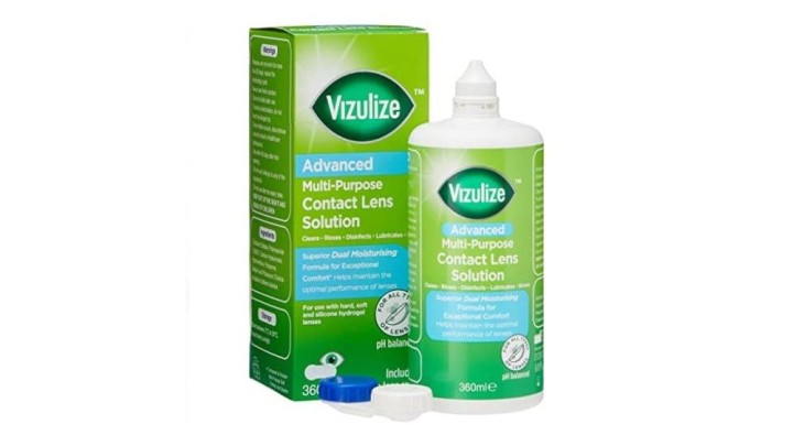 Vizulize Contact Lens Saline Solution Set 360Ml+100Ml Free