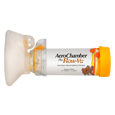 Trudell Aerochamber Plus Flow-Vu Medium Mask (1-5 years)