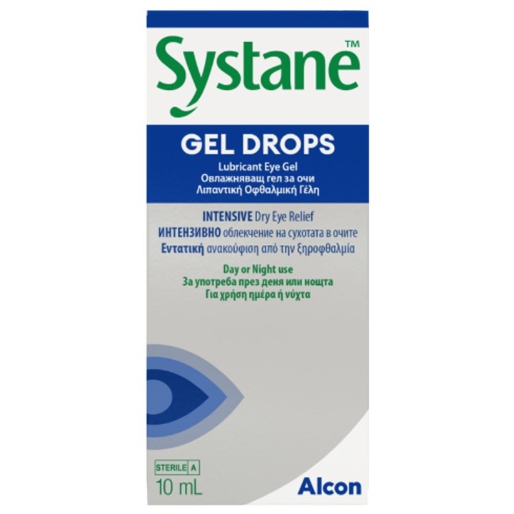 Systane Gel Drops 10ml – Lubricating Eye Drops