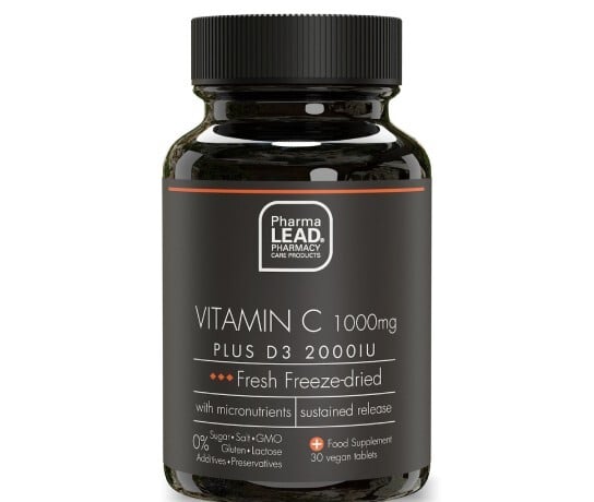 PHARMALEAD Vitamin C 1000mg plus Vitamin D3 2000iu 30 Caps