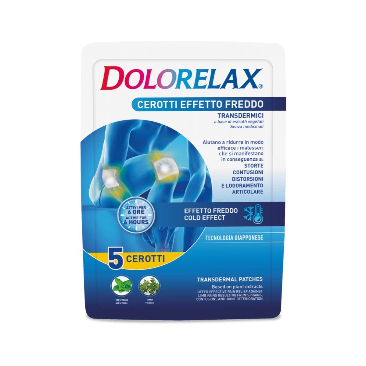 DOLORELAX MED COLD EFFECT PATCHES 5S 1 Patches 5s